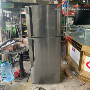 Tủ Lạnh LG Inverter Cũ 2 Cánh Màu Xám Bạc