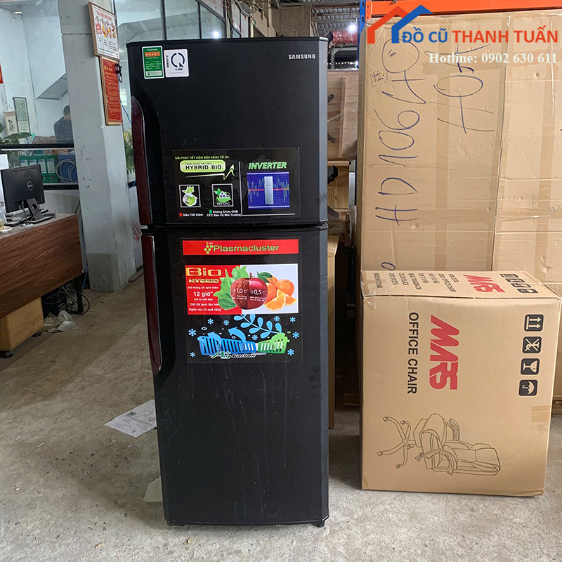tu-lanh-samsung-inverter-cu-mau-den-sang-trong-1 Tủ Lạnh Samsung Inverter Cũ Màu Đen Sang Trọng