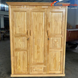 Tủ Quần Áo Gỗ Thông Mới 99% (Nhiều Kích Thước)