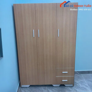Tủ Quần Áo Nhựa Cũ 3 Cánh Thiết Kế Hiện Đại