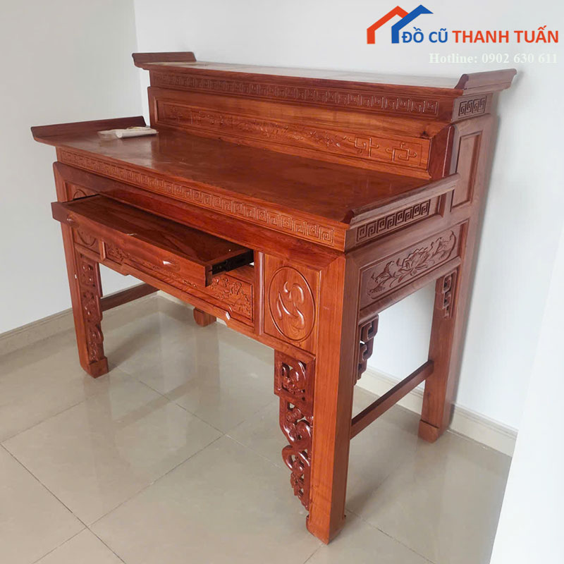 ban-tho-go-cu-2-tang-1m53-2 Bàn Thờ Gỗ Cũ 2 Tầng 1m53