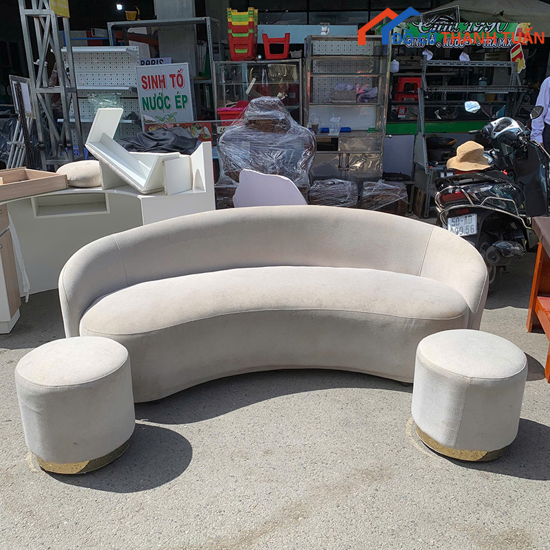 bo-sofa-cong-boc-ni-cu-kem-don-da-nang-1 Bộ Sofa Cong Bọc Nỉ Cũ Kèm Đôn Đa Năng