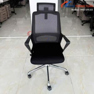 Ghế Công Thái Học Cũ Chân Kim Loại Có Bánh Xe