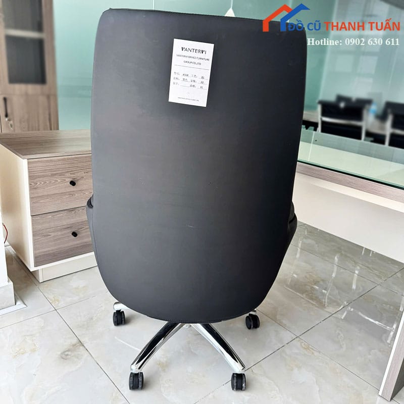 ghe-lanh-dao-boc-da-den-cu-lung-cao-3 Ghế Lãnh Đạo Bọc Da Đen Cũ Lưng Cao