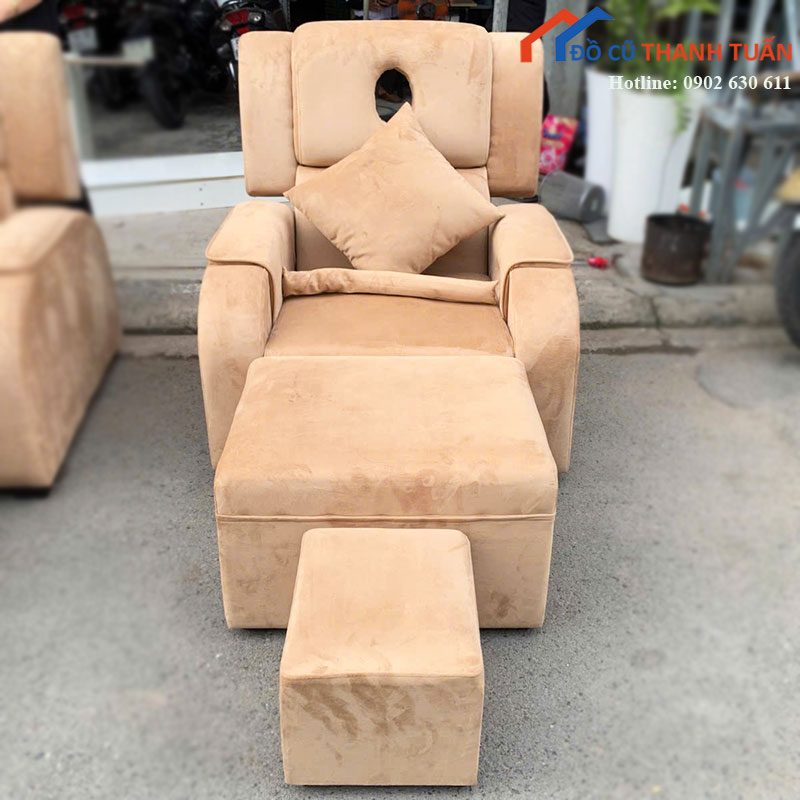 Ghế Massage Cũ Kèm Đôn Gác Chân Ngồi Thoải Mái