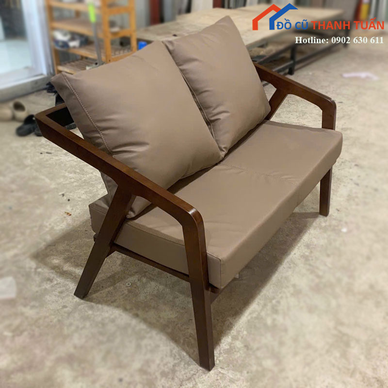 ghe-sofa-bang-1m-khung-go-moi-99-1 Ghế Sofa Băng 1m Khung Gỗ Mới 99%
