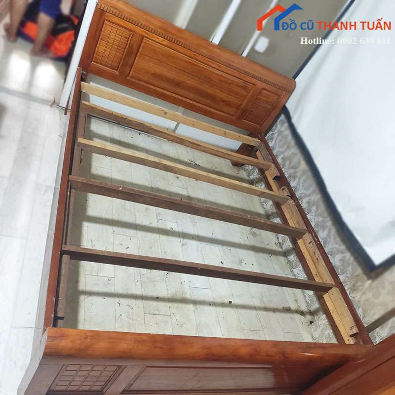 giuong-ngu-go-cu-1m6-khung-day-ket-cau-chac-chan-2 Giường Ngủ Gỗ Cũ 1m6 Khung Dày Kết Cấu Chắc Chắn