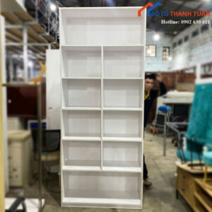 Kệ Sách Cũ Màu Trắng 6 Tầng Giá Rẻ