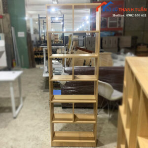 Kệ Sách Gỗ Cũ 5 Tầng