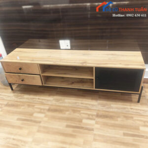 Kệ Tivi 1m76 Cũ Thiết Kế Nhiều Ngăn Tiện Dụng