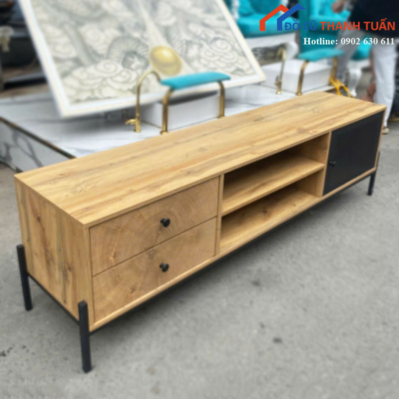 ke-tivi-1m76-cu-thiet-ke-nhieu-ngan-tien-dung-4 Thanh Lý Đồ Nội Thất Cũ - Chuyên Mua Bán Bàn Ghế Cũ Giá Tốt Nhất