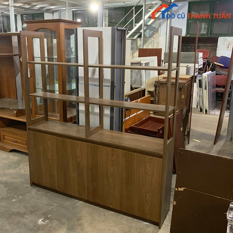 ke-trang-tri-ket-hop-tu-luu-tru-cu-gia-re-3 Kệ Trang Trí Kết Hợp Tủ Lưu Trữ Cũ 1M6 Giá Rẻ