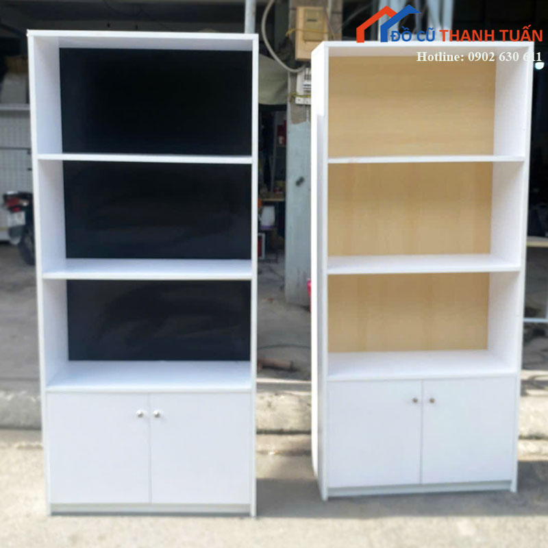 ke-trung-bay-cu-ngang-80cm-co-tu-dung-phia-duoi-2 Kệ Trưng Bày Cũ Ngang 80cm Có Tủ Đựng Phía Dưới