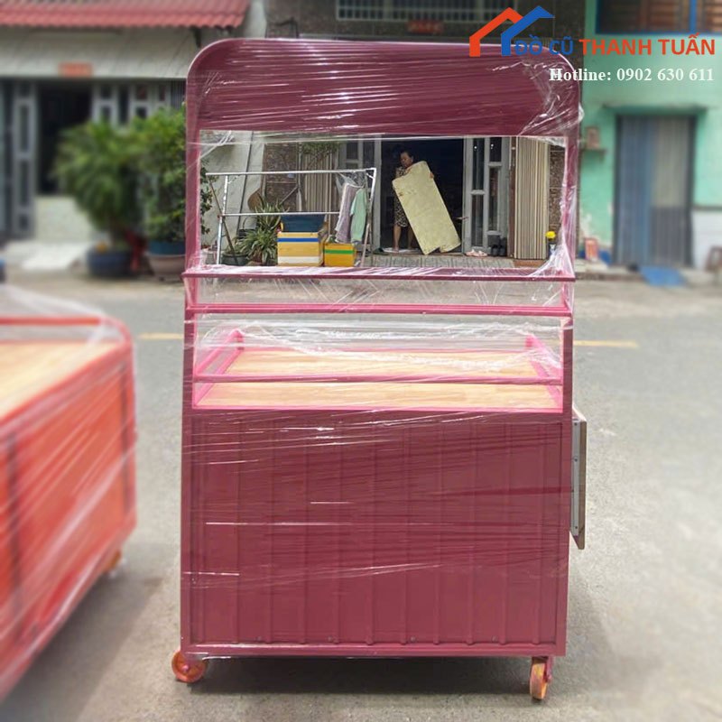 quay-ban-hang-take-away-co-banh-xe-di-chuyen-moi-99 (4) Quầy Bán Hàng Take Away Có Bánh Xe Di Chuyển Mới 99%