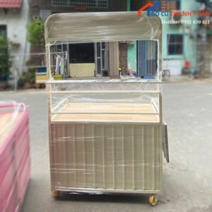 Quầy Bán Hàng Take Away Có Bánh Xe Di Chuyển Mới 99%