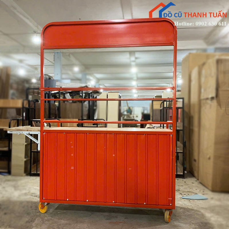 quay-ban-hang-take-away-co-banh-xe-di-chuyen-moi-99 (6) Quầy Bán Hàng Take Away Có Bánh Xe Di Chuyển Mới 99%
