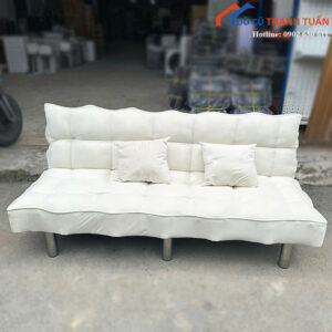 Sofa Bed Cũ Ngang 1m7 Có Gối Tựa