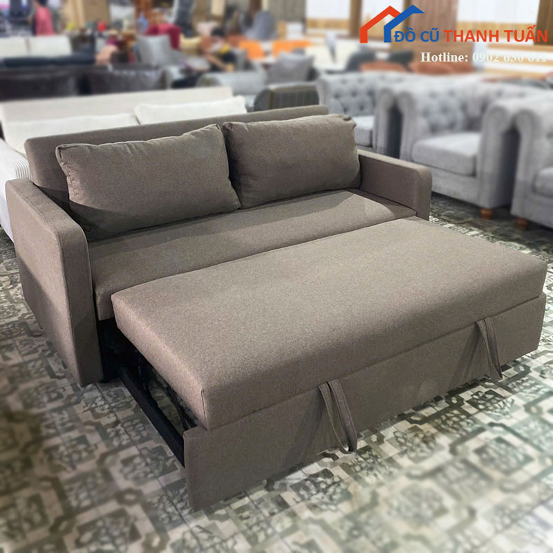 sofa-giuong-boc-ni-co-dem-rong-em-ai-moi-99-1 Sofa Giường Bọc Nỉ Có Đệm Rộng Êm Ái Mới 99%