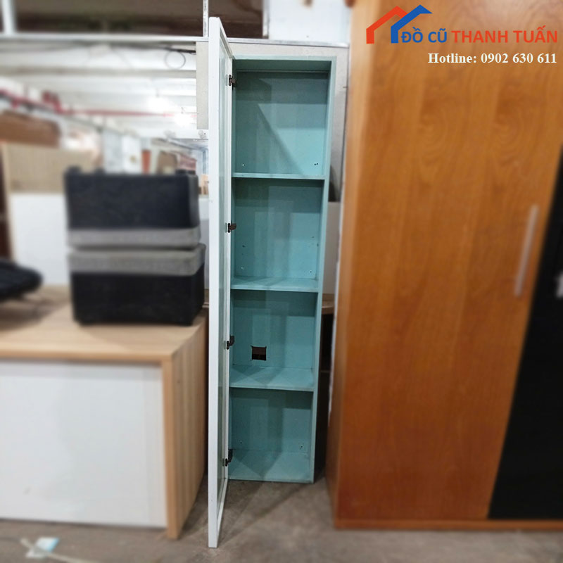 tu-ho-so-canh-kinh-cu-dang-cao-1m8-1 Tủ Hồ Sơ Cánh Kính Cũ Dáng Cao 1m8