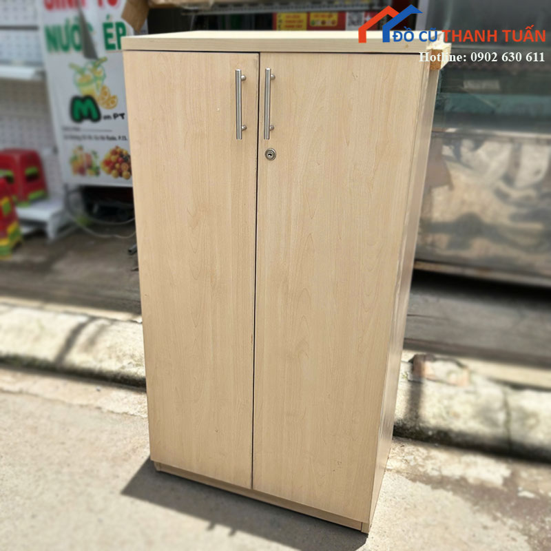 tu-ho-so-go-cu-2-canh-tay-nam-dai-tien-dung-5 Tủ Hồ Sơ Gỗ Cũ 2 Cánh Tay Nắm Dài Tiện Dụng