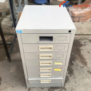 Tủ Hồ Sơ Sắt Cũ 7 Ngăn Hòa Phát
