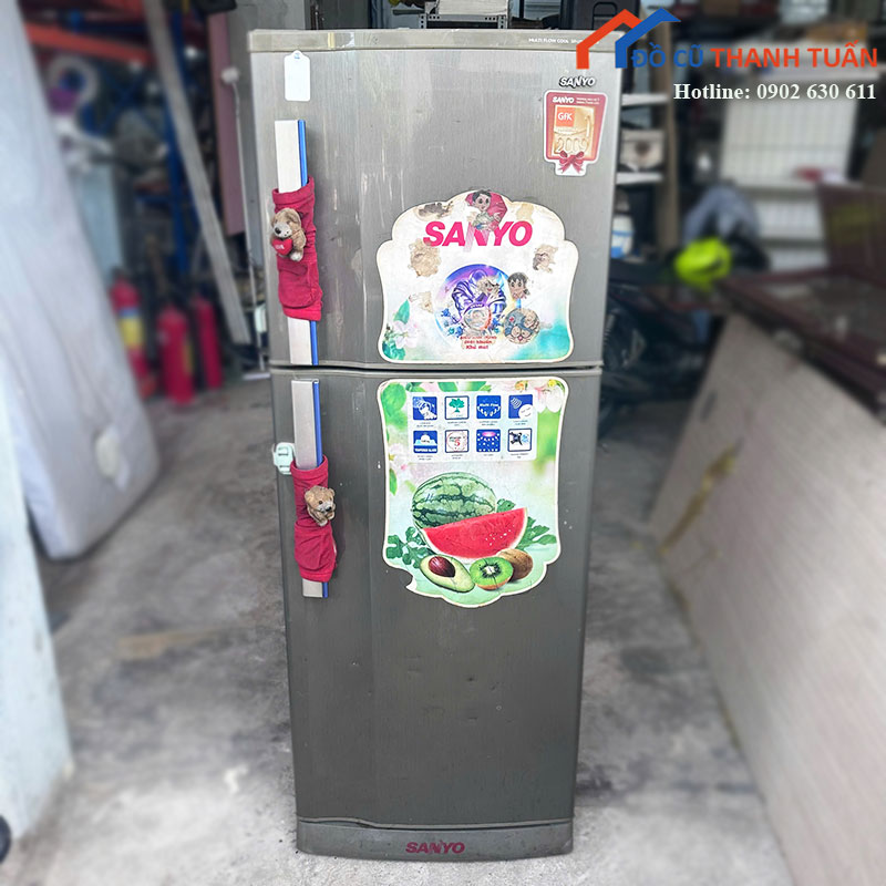 tu-lanh-sanyo-2-canh-cu-hoat-dong-tot-2 Tủ Lạnh Sanyo 2 Cánh Cũ Hoạt Động Tốt