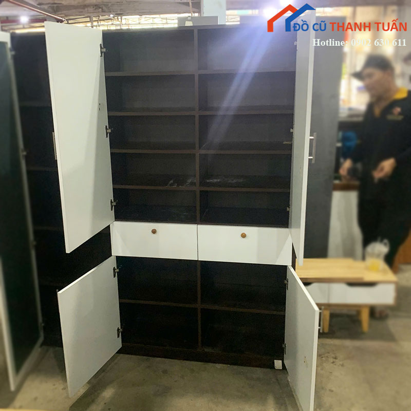 tu-quan-ao-3-canh-cu-co-guong-soi-1 Thanh Lý Đồ Nội Thất Cũ - Chuyên Mua Bán Bàn Ghế Cũ Giá Tốt Nhất