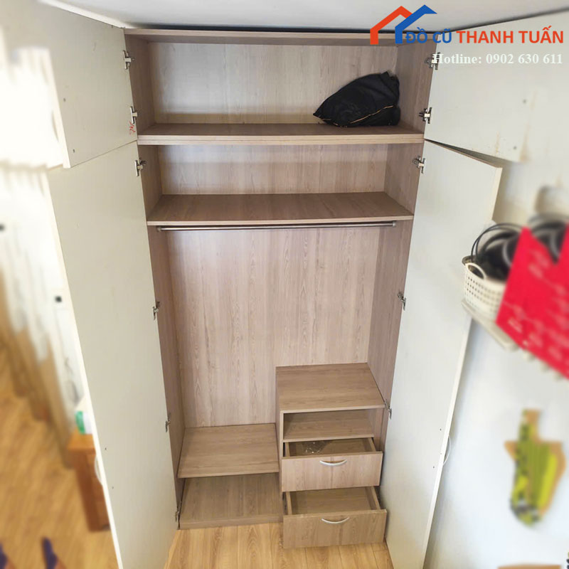 tu-quan-ao-cu-kich-tran-2-canh-mau-trang-1 Tủ Quần Áo Cũ Kịch Trần 2 Cánh Màu Trắng
