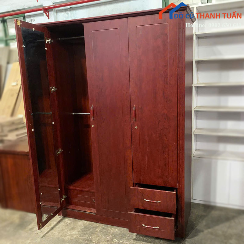 tu-quan-ao-cu-nhieu-khoang-kem-4-hoc-keo-3-1 Thanh Lý Đồ Nội Thất Cũ - Chuyên Mua Bán Bàn Ghế Cũ Giá Tốt Nhất