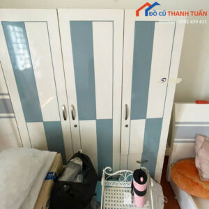 Tủ Quần Áo Gỗ Công Nghiệp Cũ 1m6 Thiết Kế 3 Cánh