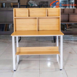 Bàn Học Sinh Liền Kệ Mới 99% Có Kệ Để Đồ Phía Dưới