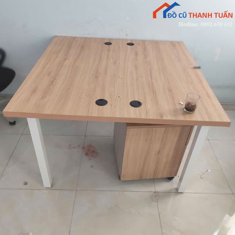 ban-lam-viec-doi-cu-thiet-ke-2-cho-ngoi Bàn Làm Việc Đôi Cũ Thiết Kế 2 Chỗ Ngồi