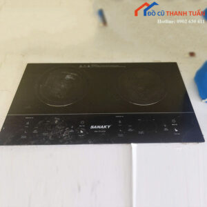 Bếp Điện Đôi Sanaky Cũ Mặt Kính Cảm Ứng