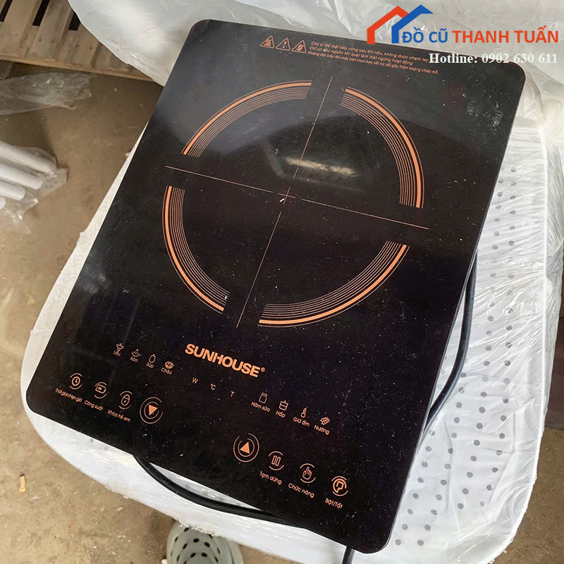 bep-dien-sunhouse-cu-mat-kinh-cam-ung-3 Bếp Điện Sunhouse Cũ Mặt Kính Cảm Ứng