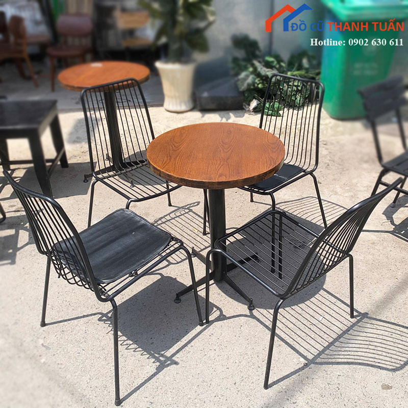 bo-ban-ghe-cafe-cu-mat-tron-4-ghe-sat-6 Bộ Bàn Ghế Cafe Cũ Mặt Tròn 4 Ghế Sắt