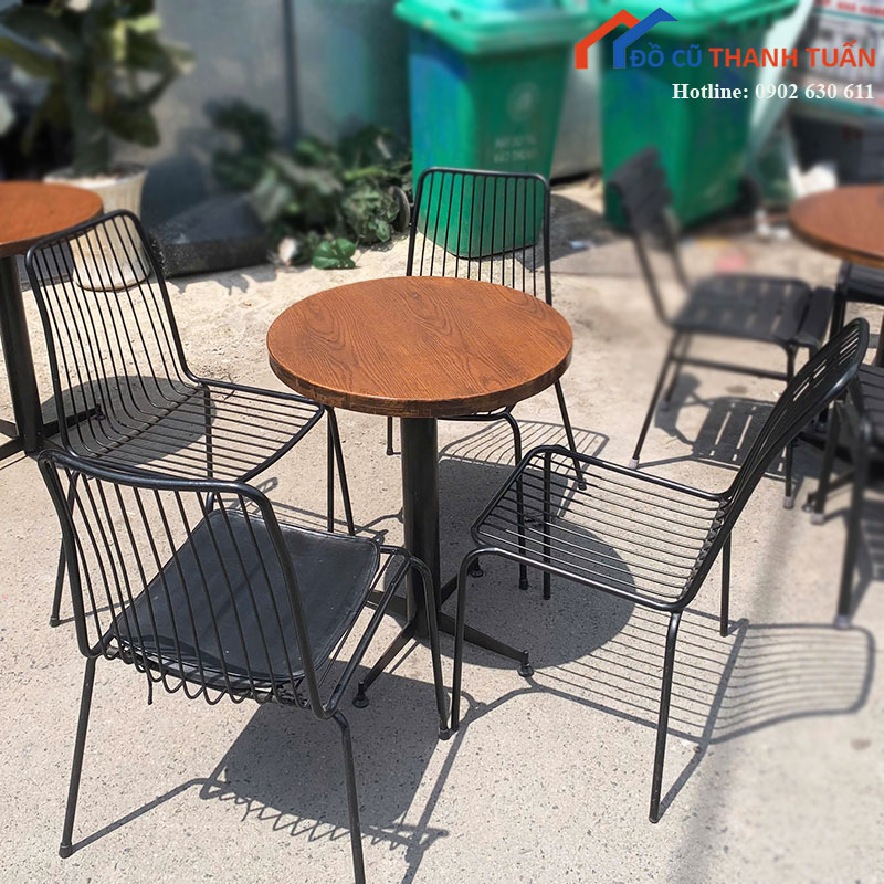 bo-ban-ghe-cafe-cu-mat-tron-4-ghe-sat-7 Bộ Bàn Ghế Cafe Cũ Mặt Tròn 4 Ghế Sắt