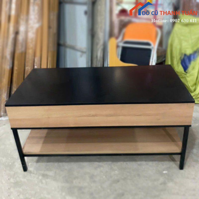 bo-sofa-van-phong-cu-4-mon-boc-da-phoi-hai-mau-4 Bộ Sofa Văn Phòng Cũ 4 Món Bọc Da Phối Hai Màu
