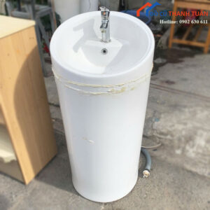 Bồn Lavabo Rửa Tay Cũ Dạng Trụ