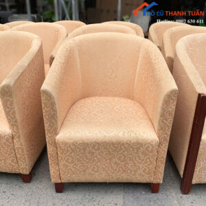 Ghế Sofa Đơn Cũ Bọc Nệm Hoa Văn Nhẹ Nhàng