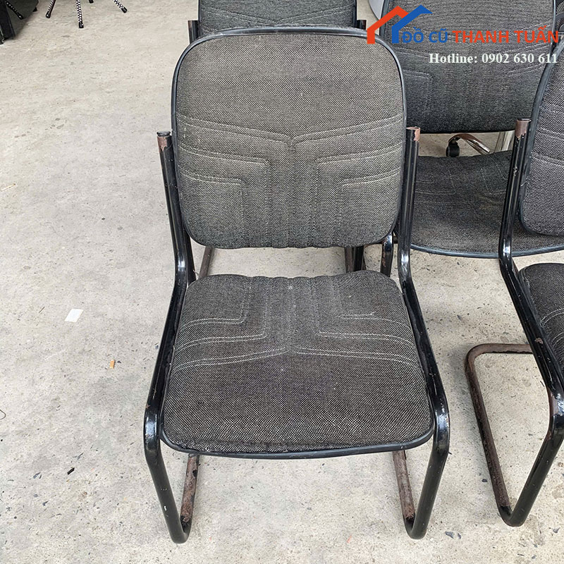 Ghế Văn Phòng Cũ Chân Quỳ Khung Sắt Bọc Nỉ