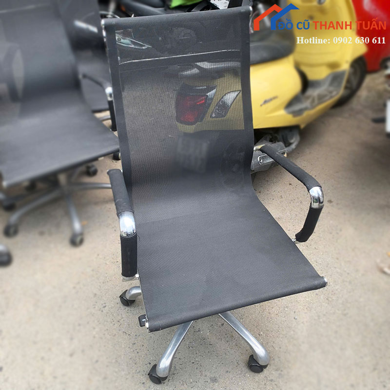 ghe-van-phong-luoi-cu-chan-xoay-co-tay-vin-2 Thanh Lý Đồ Nội Thất Cũ - Chuyên Mua Bán Bàn Ghế Cũ Giá Tốt Nhất