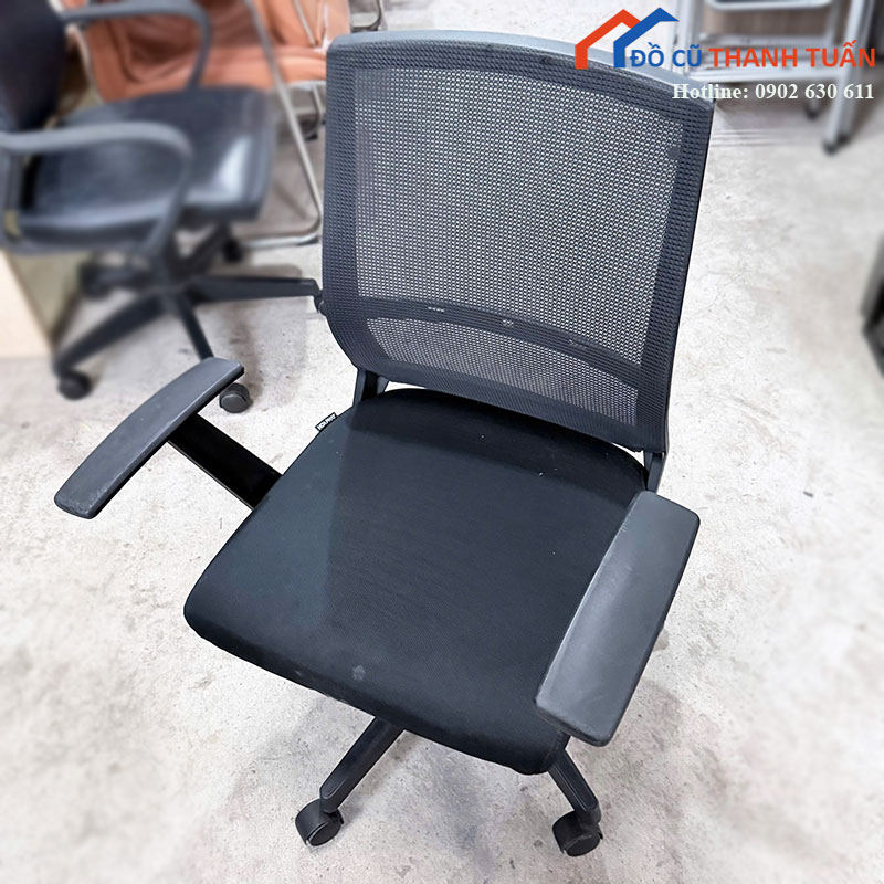 ghe-xoay-van-phong-cu-lung-luoi-tay-vin-chu-t-2 Ghế Xoay Văn Phòng Cũ Lưng Lưới Tay Vịn Chữ T