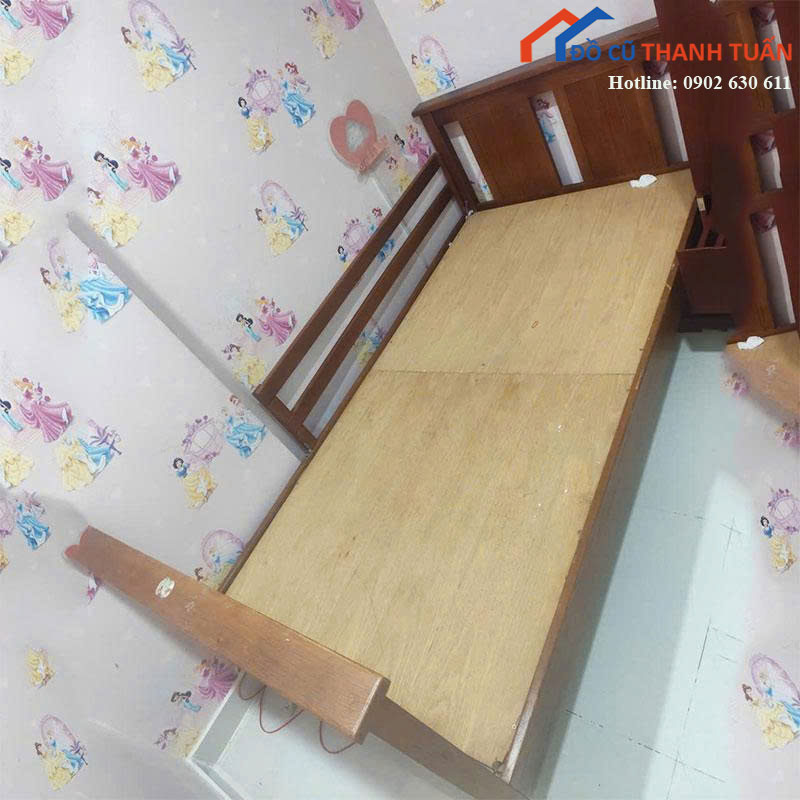 giuong-don-go-cu-1m05-co-thanh-chan-2 Thanh Lý Đồ Nội Thất Cũ - Chuyên Mua Bán Bàn Ghế Cũ Giá Tốt Nhất