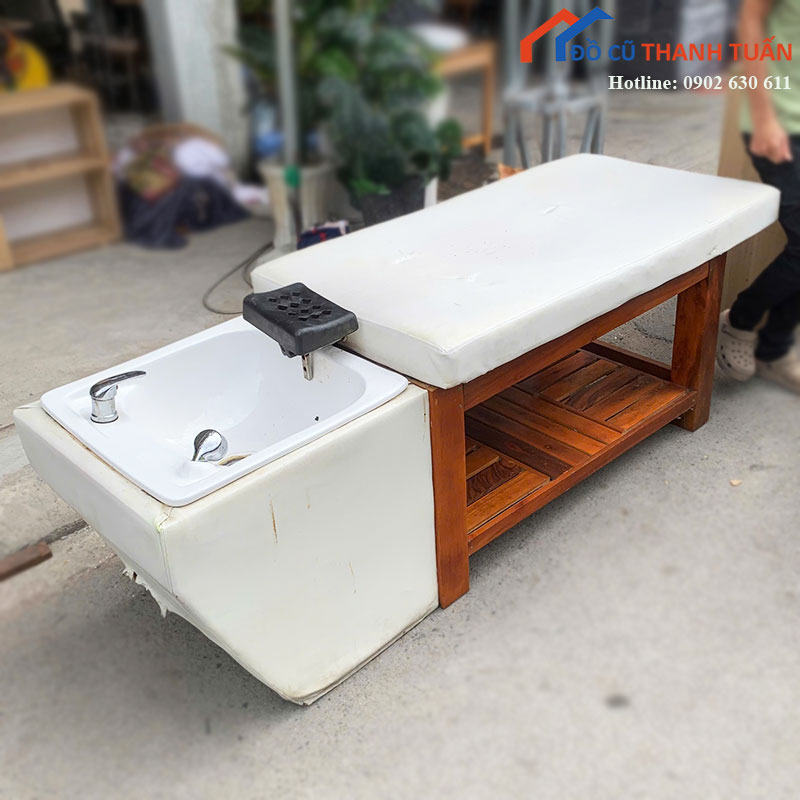 giuong-goi-dau-spa-cu-khung-go-kem-bon-goi-2 Giường Gội Đầu Spa Cũ Khung Gỗ Kèm Bồn Gội