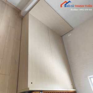 Giường Ngủ Gỗ Công Nghiệp Cũ 1m6 Màu Sáng