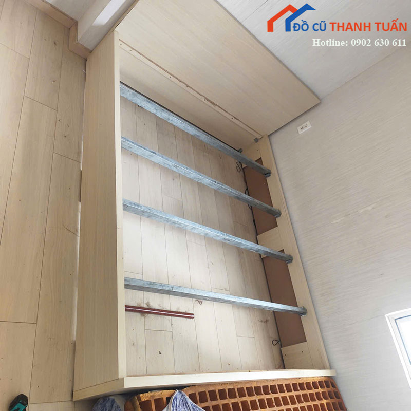 giuong-ngu-go-cong-nghiep-cu-1m6-mau-sang-2 Thanh Lý Đồ Nội Thất Cũ - Chuyên Mua Bán Bàn Ghế Cũ Giá Tốt Nhất
