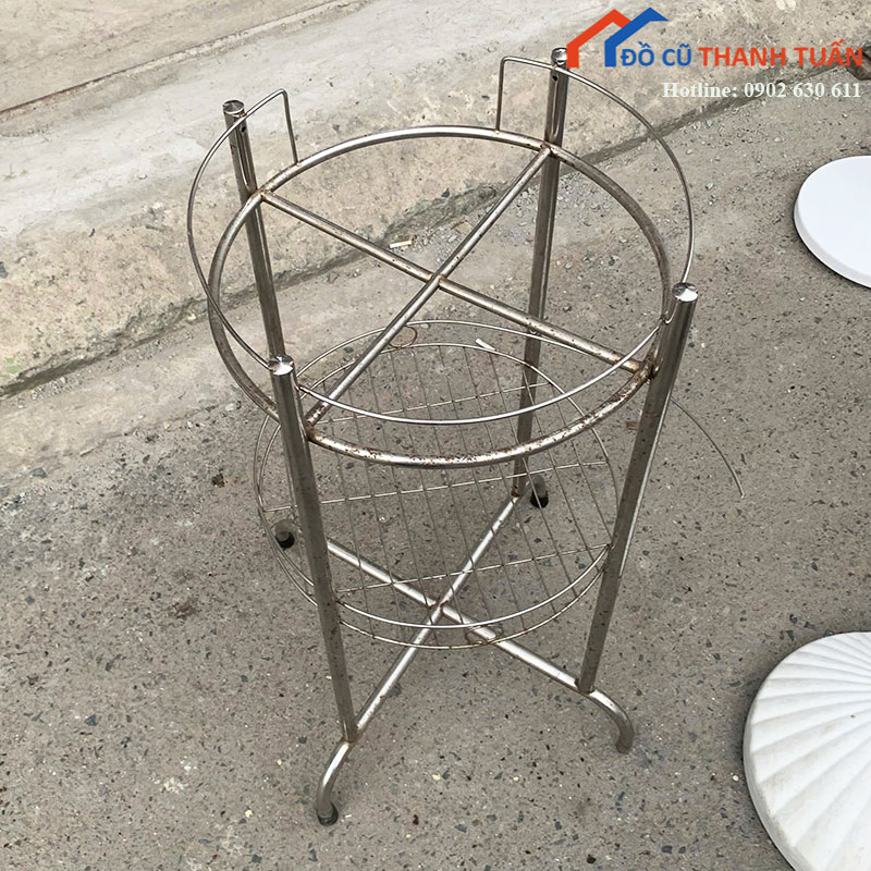 ke-de-binh-nuoc-cu-inox-dang-tron-2-tang-1 Kệ Để Bình Nước Cũ Inox Dáng Tròn 2 Tầng