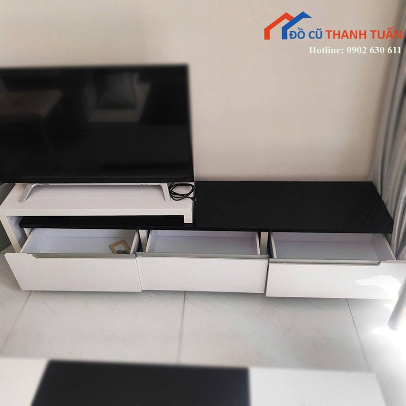 ke-tivi-cu-1m93-mau-trang-phoi-den-2 Thanh Lý Đồ Nội Thất Cũ - Chuyên Mua Bán Bàn Ghế Cũ Giá Tốt Nhất
