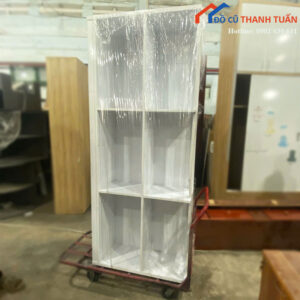 Kệ Trưng Bày Gỗ Cũ 1m8 Dạng Đứng