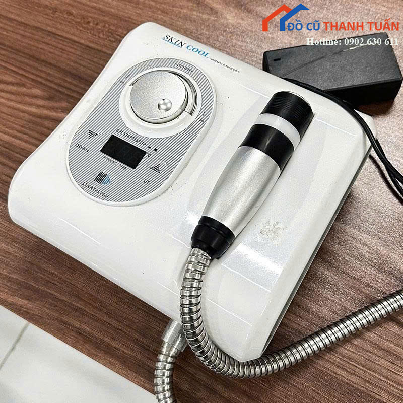 may-dien-di-lanh-skin-cool-cu-kem-tay-cam-3 Máy Điện Di Lạnh Skin Cool Cũ Kèm Tay Cầm